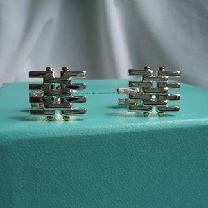 Tiffany & Co. 925/750 Gatelink Cuff Links